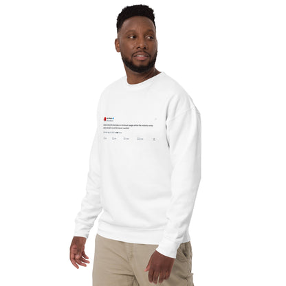 Robots Writing Poetry Unisex Sweatshirt